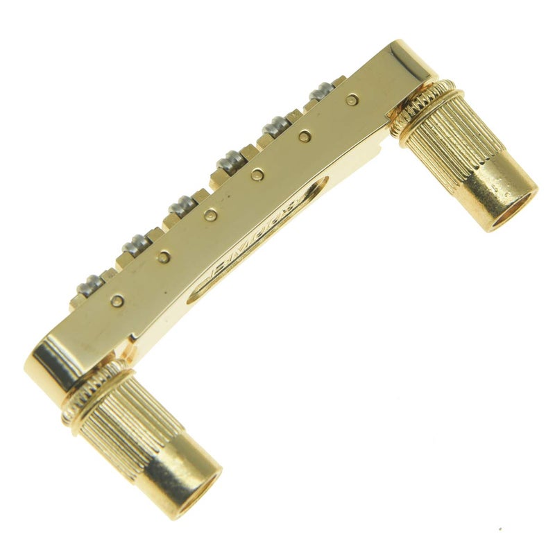 KAISH Gold Guitar Roller Saddle Bridge Tune-O-Matic Bridge For Epi Les Paul,SG,Dot,Bigsby Guitar with M8 Threaded Posts - Image 4